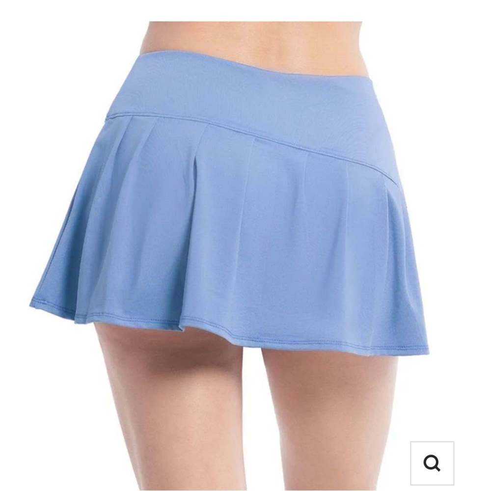 Lucky In Love Cross Court Tennis Skort Periwinkle Blue - Picture 3 of 8